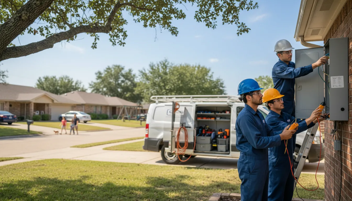 Certified electrician providing emergency electrical services in Ellis Grove, IL
